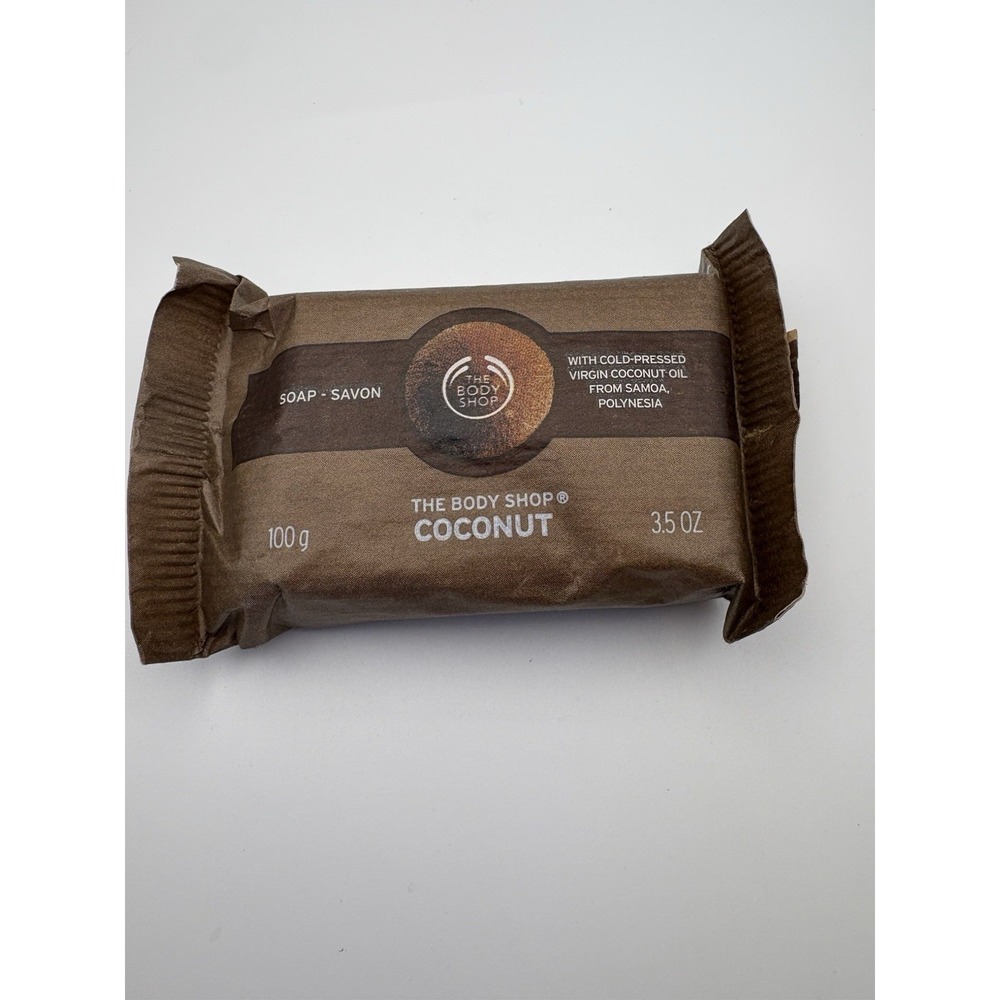 The Body Shop Coconut Soap Bar 3.5 oz 100g New Sealed